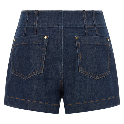 Zimmermann Blue Cotton Bermuda Shorts