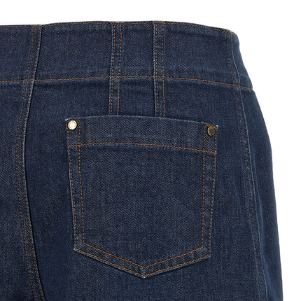 Zimmermann Blue Cotton Bermuda Shorts