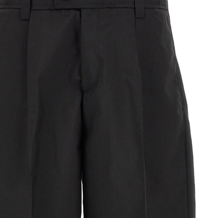 MFPEN Black Wool Bermuda Shorts