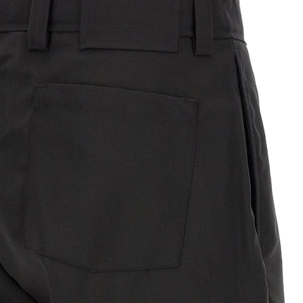 MFPEN Black Wool Bermuda Shorts