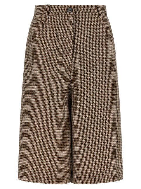 Brunello Cucinelli Brown Virgin Wool Bermuda Shorts