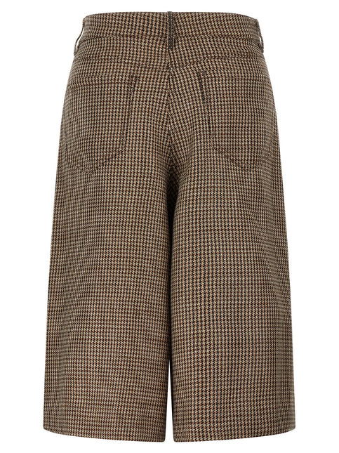 Brunello Cucinelli Brown Virgin Wool Bermuda Shorts