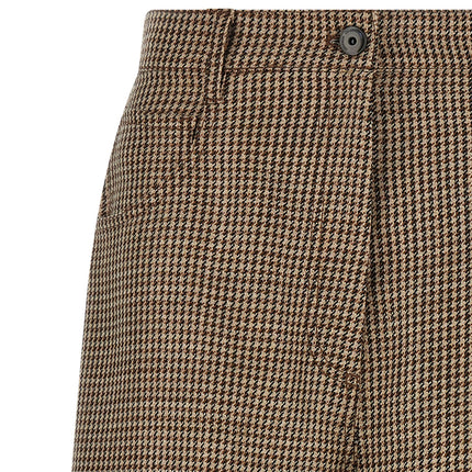 Brunello Cucinelli Brown Virgin Wool Bermuda Shorts Brunello Cucinelli