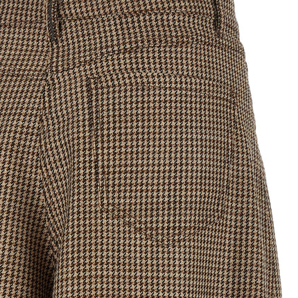 Brunello Cucinelli Brown Virgin Wool Bermuda Shorts