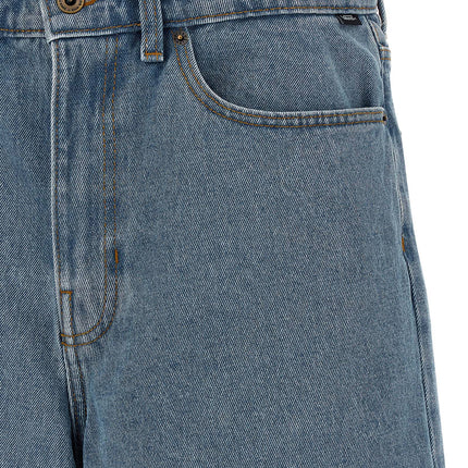Vans Blue Cotton Bermuda Shorts