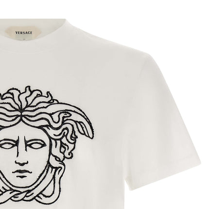 Versace Bicolor Cotton T-Shirt