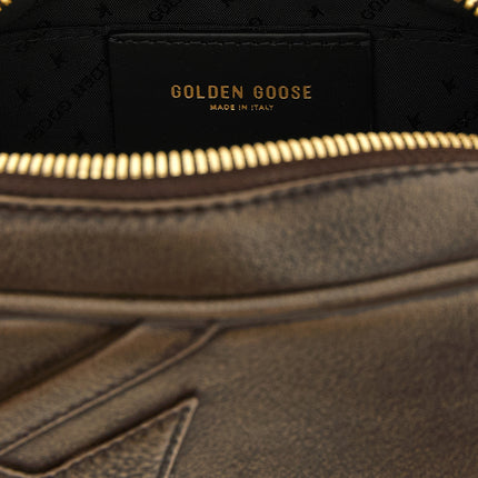 Golden Goose Brown Cowhide Clutch Bag Golden Goose