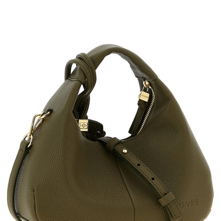 Ganni Bicolor Polyester Handbag