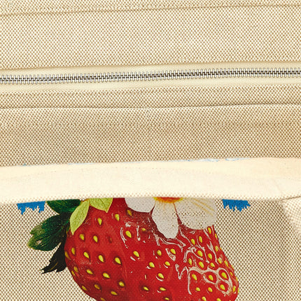 Ganni Beige Recycled Cotton Tote Bag