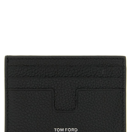 Tom Ford Black Calfskin Cardholder