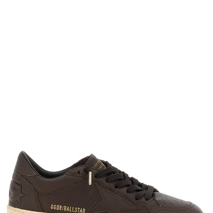 Golden Goose Brown Cowhide Low Top Sneakers