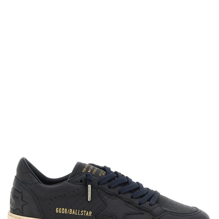 Golden Goose Blue Cowhide Low Top Sneakers