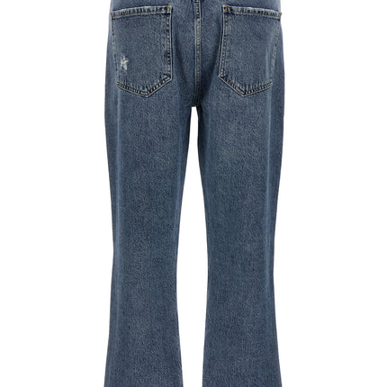 Agolde Blue Cotton Cropped Jeans Agolde