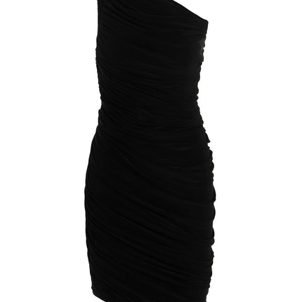 Norma Kamali Black Polyester Short Dress