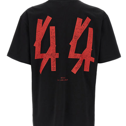 44 Label Group Black Cotton T-Shirt