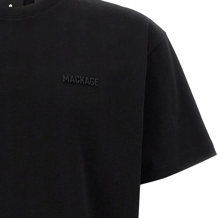 Mackage Black Cotton T-Shirt