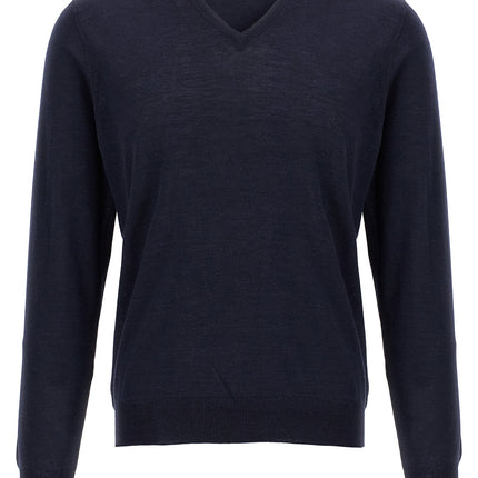 Barba Napoli Blue Wool Cardigan