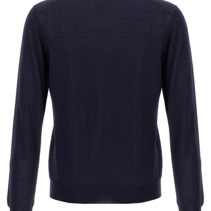 Barba Napoli Blue Wool Cardigan