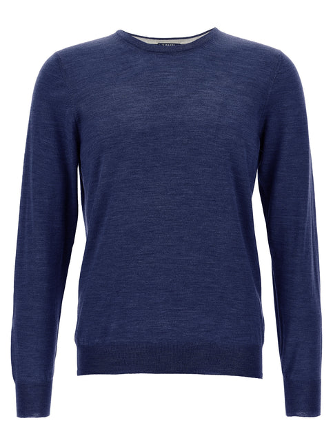 Barba Napoli Blue Wool Cardigan