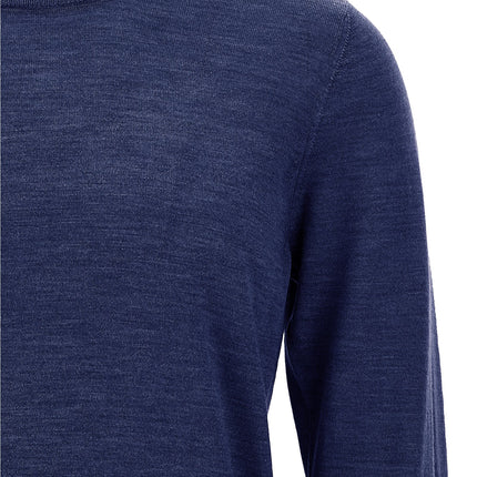 Barba Napoli Blue Wool Cardigan Barba Napoli