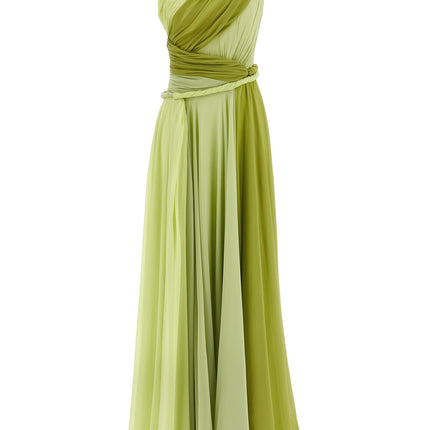 Giambattista Valli Bicolor Silk Long Dress Giambattista Valli