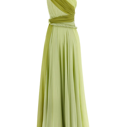 Giambattista Valli Bicolor Silk Long Dress Giambattista Valli