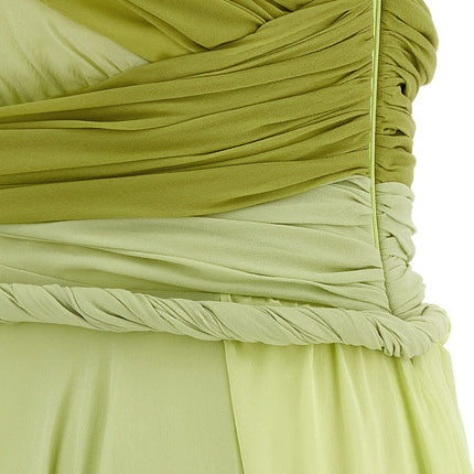 Giambattista Valli Bicolor Silk Long Dress Giambattista Valli