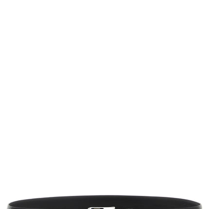 ZERBINI CLAUDIO Black Leather Regular Belt