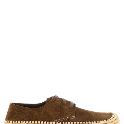 Loewe Brown Calfskin Espadrilles