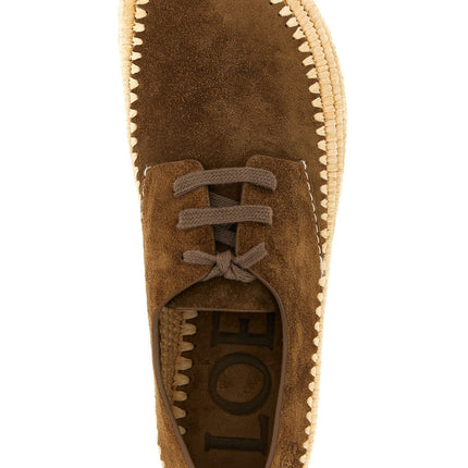 Loewe Brown Calfskin Espadrilles