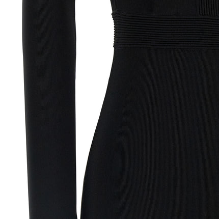 Elisabetta Franchi Black Viscose Long Dress