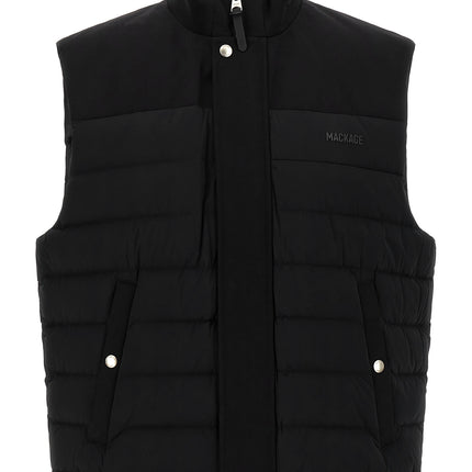 Mackage Black Nylon Sleeveless Jacket