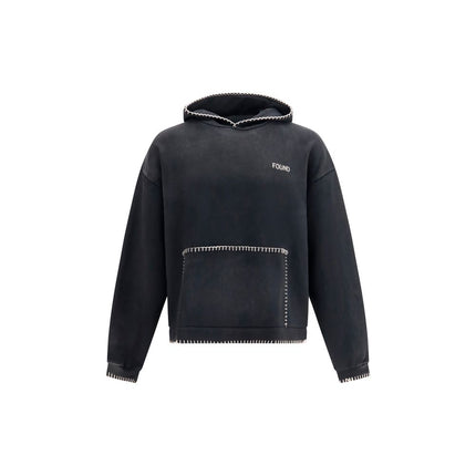 FOUND Black Cotton Sweatshirt