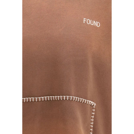 FOUND Brown Cotton Sweatshirt