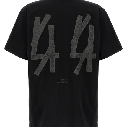 44 Label Group Black Cotton T-Shirt