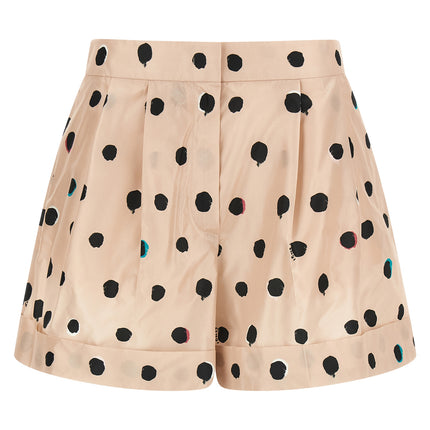 Fendi Multicolor Silk Bermuda Shorts