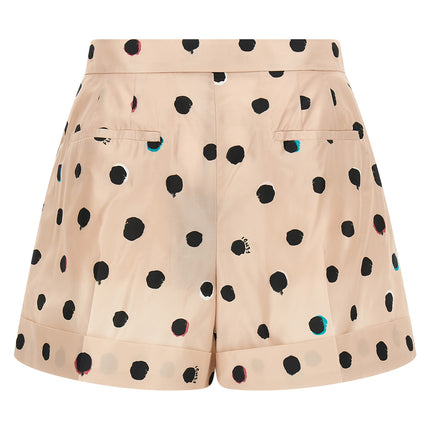 Fendi Multicolor Silk Bermuda Shorts
