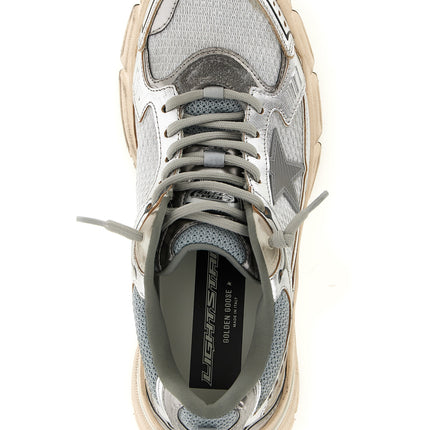 Golden Goose Silver Leather Chunky Sneakers