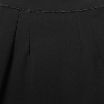 Dolce & Gabbana Black Nylon High Waist Fit Sheath Mini Skirt
