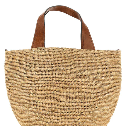 Ibeliv Beige Raffia Handbag