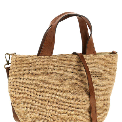 Ibeliv Beige Raffia Handbag