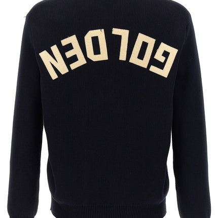Golden Goose Blue Cotton Cardigan Golden Goose