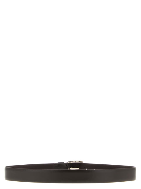 ZERBINI CLAUDIO Brown Leather Regular Belt ZERBINI CLAUDIO