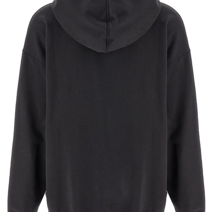 Ganni Gray Organic Cotton Hoodie Ganni
