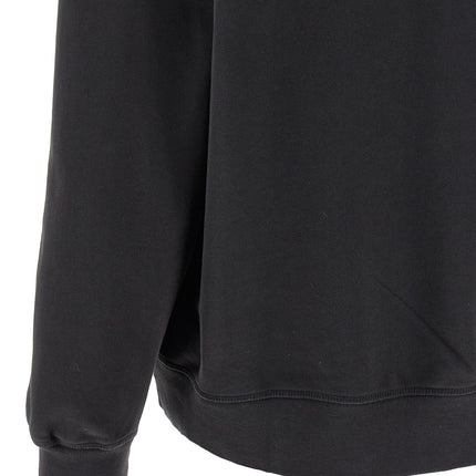 Ganni Gray Organic Cotton Hoodie Ganni