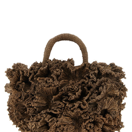 Ibeliv Brown Raffia Handbag