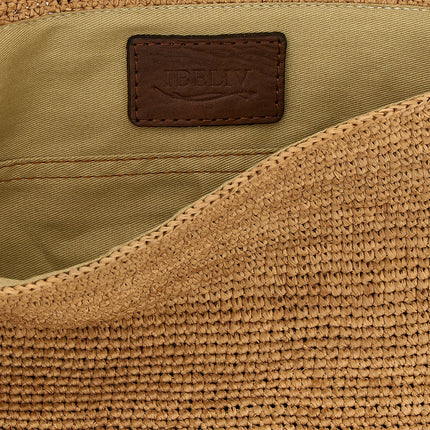 Ibeliv Beige Raffia Handbag