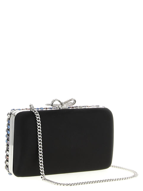 Self-Portrait Multicolor Polyester Clutch Bag