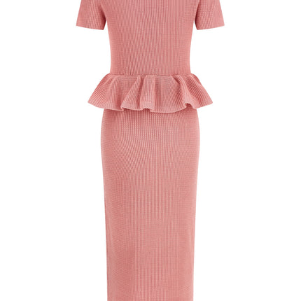 Self-Portrait Multicolor Polyester Midi Dress