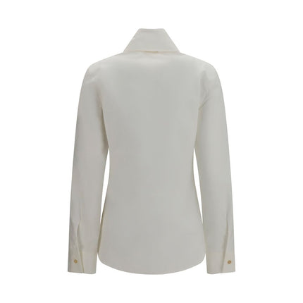 Khaite White Cotton Dress Shirt